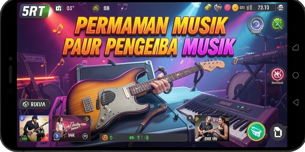Tampilan gameplay 5RT yang menarik dan interaktif.