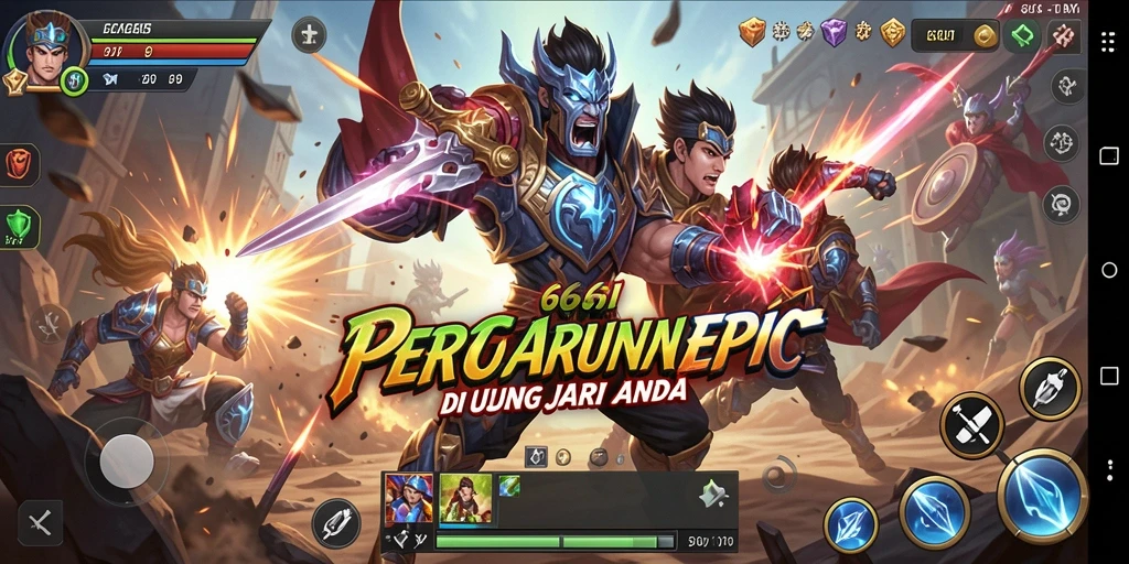Tampilan screenshot 666I menunjukkan pertarungan seru dan aksi mendebarkan.