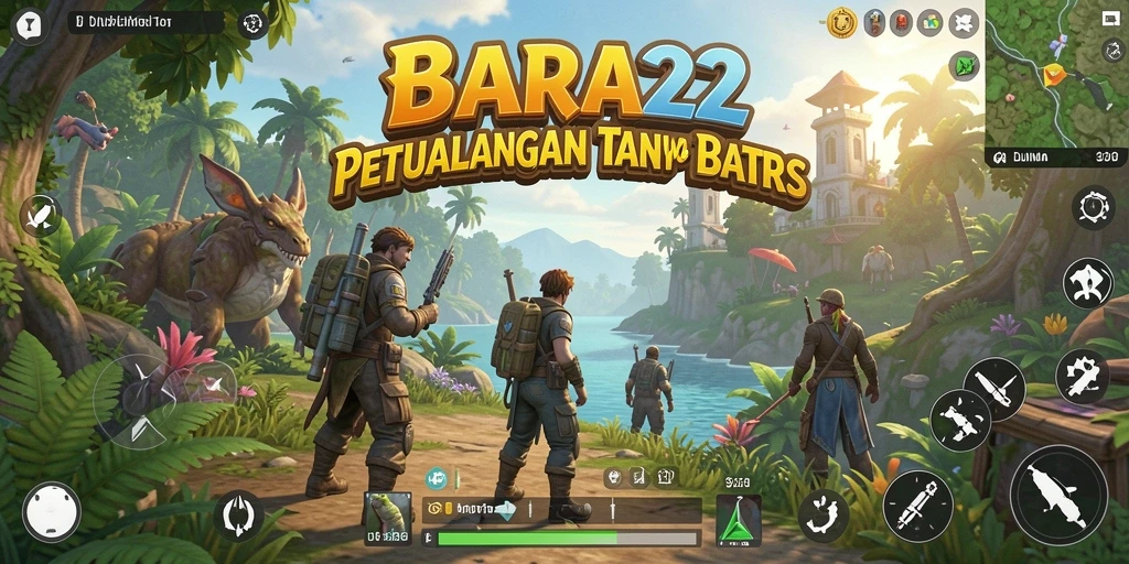 Gameplay menarik di dunia terbuka BARA22 dengan grafis yang menawan.