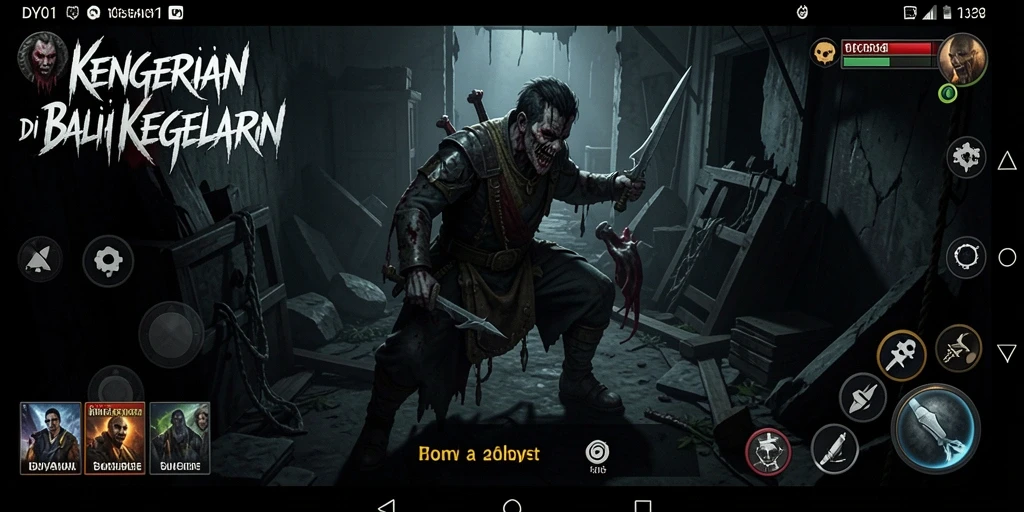 Tampilan gameplay menegangkan dengan atmosfer seram di DY01.