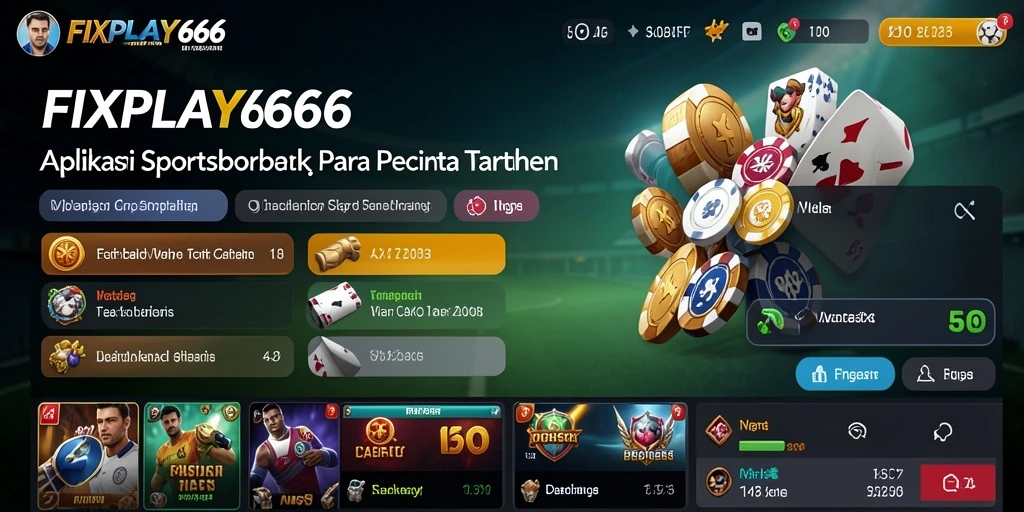Gameplay FIXPLAY666 yang menunjukkan taruhan olahraga secara langsung.