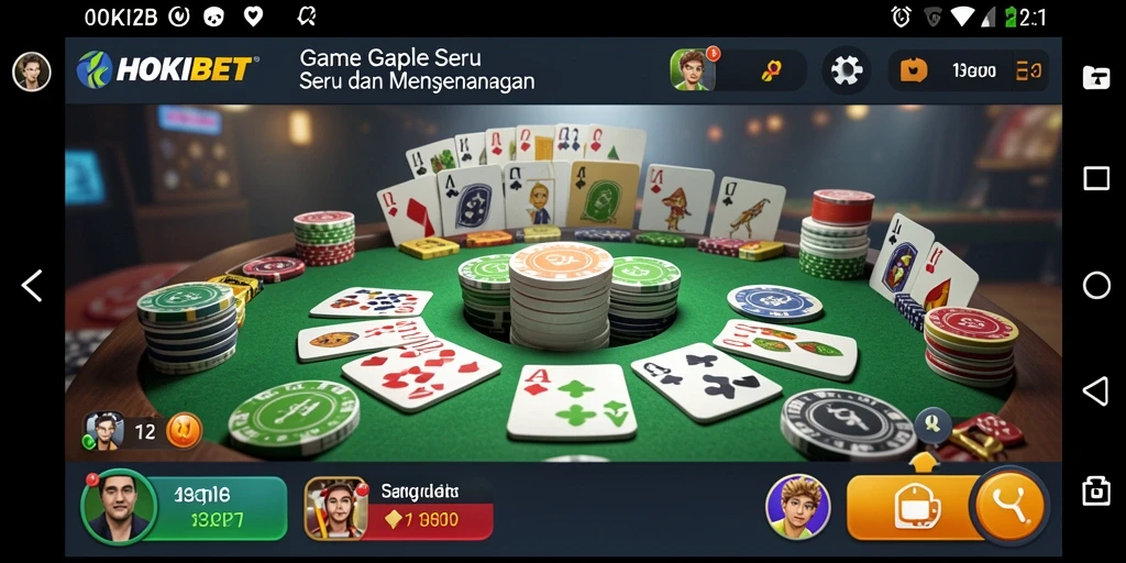 Tampilan gameplay seru HOKIBET yang membuat ketagihan.