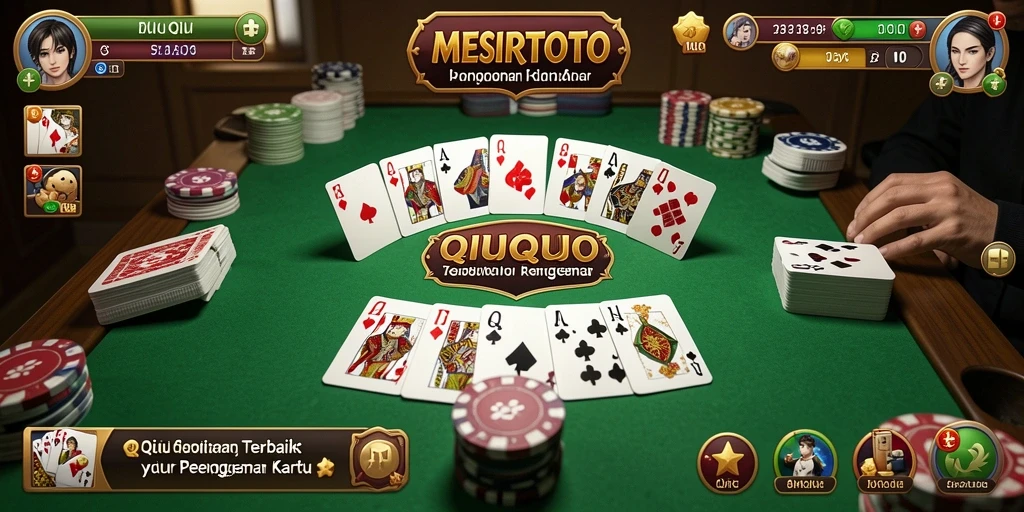 Tampilan gameplay QiuQiu yang seru dan menarik di MESIRTOTO.