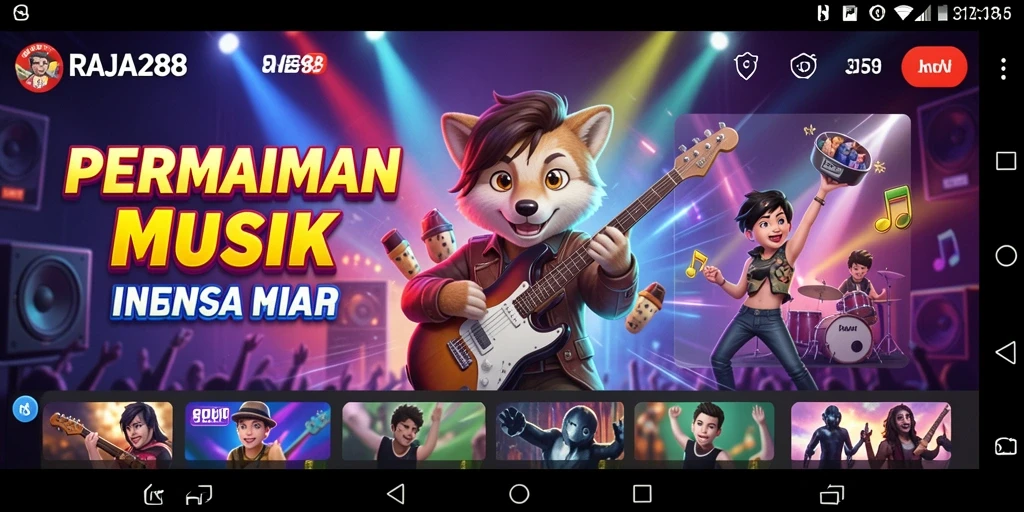 Tampilan gameplay interaktif RAJA288 yang penuh energi.