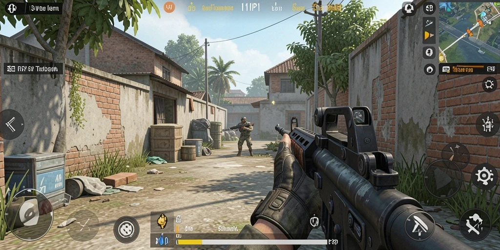Tangkapan layar gameplay SVIP1 menunjukkan aksi tembak-menembak yang seru.